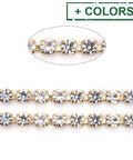 304 Stainless Steel Rhinestone Strass Chain Crystal 4mm Cup Chain 304 Stainless Steel Rhinestone Strass Chain Crystal 4mm Cup Chain