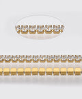 Crystal 304 Stainless Steel Rhinestone Strass Chains, Golden, Crystal, 2x2x2mm 304 Stainless Steel Rhinestone Strass Chains, Golden, Crystal, 2x2x2mm