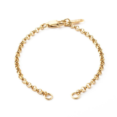 GOLDEN 304 Stainless Steel Rolo Chain Bracelet 304 Stainless Steel Rolo Chain Bracelet