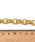 304 Stainless Steel Rolo Chains, Golden, 13x10mm 304 Stainless Steel Rolo Chains, Golden, 13x10mm