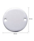 304 Stainless Steel Round Stamping Blank Tags, 35mm 304 Stainless Steel Round Stamping Blank Tags 35mm | BalzarCrafts