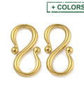 304 Stainless Steel S-Hook Clasps, 6.5x13mm 304 Stainless Steel S-Hook Clasps, 6.5x13mm