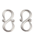 STAINLESS STEEL 304 Stainless Steel S-Hook Clasps, 6.5x13mm 304 Stainless Steel S-Hook Clasps, 6.5x13mm
