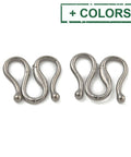 304 Stainless Steel S-Hook Clasps – 7mm x 8mm 304 Stainless Steel S-Hook Clasps – 7mm x 8mm
