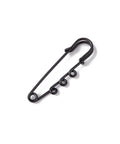 BLACK PLATED 304 Stainless Steel Safety Pins Brooch Findings 304 Stainless Steel Safety Pins Brooch Findings