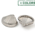 304 Stainless Steel Shell Shape Pendant Charms – 15x16mm Stainless Steel Shell Pendant Charms 15x16mm | BalzarCrafts