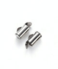 6x6x4mm 304 Stainless Steel Slide On End Clasp Tubes, Slider End Caps, Stainless Steel Color 304 Stainless Steel Slide On End Clasp Tubes, Slider End Caps, Stainless Steel Color