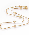 304 Stainless Steel Snake Chain Necklaces, Golden, 42.5cm 304 Stainless Steel Snake Chain Necklaces, Golden, 42.5cm