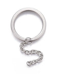 304 Stainless Steel Split Key Ring Clasps, For Keychain Making, with Extended Cable Chains 304 Stainless Steel Split Key Ring Clasps, For Keychain Making, with Extended Cable Chains