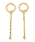 ION GOLD PLATED 304 Stainless Steel Split Key Ring with Cable Chain – 75mm | DIY Keychain 304 Stainless Steel Split Key Ring with Cable Chain – 75mm | DIY Keychain