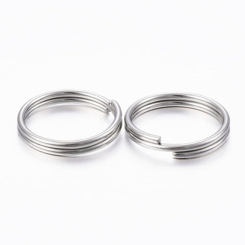 304 Stainless Steel Split Rings, 14x2mm 304 Stainless Steel Split Rings, 14x2mm