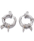 STAINLESS STEEL 304 Stainless Steel Spring Ring Clasps, 23mm 304 Stainless Steel Spring Ring Clasps, 23mm