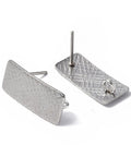 Stainless Steel Colour 304 Stainless Steel Stud Earring, 20x8mm (1 PAIR) 304 Stainless Steel Stud Earring, 20x8mm (1 PAIR)