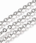304 Stainless Steel Textured Cable Chain – Tarnish Resistant Soldered Chain 304 Stainless Steel Textured Cable Chain – Tarnish Resistant Soldered Chain