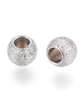 STAINLESS STEEL 304 Stainless Steel Textured Spacer Beads, Round, 3x2mm 304 Stainless Steel Textured Spacer Beads, Round, 3x2mm