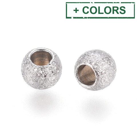 304 Stainless Steel Textured Spacer Beads, Round, 3x2mm 304 Stainless Steel Textured Spacer Beads, Round, 3x2mm