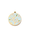 304 Stainless Steel Tree Enamel Pendants, 18K Gold Plated, Ion Plated 304 Stainless Steel Tree Enamel Pendants, 18K Gold Plated, Ion Plated