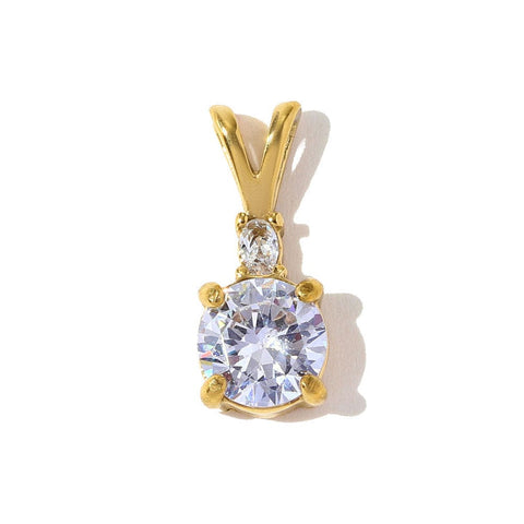 304 Stainless Steel Turtle CZ Pendant 18K Gold Plated 17mm 304 Stainless Steel Turtle CZ Pendant 18K Gold Plated 17mm