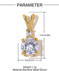 304 Stainless Steel Turtle CZ Pendant 18K Gold Plated 17mm 304 Stainless Steel Turtle CZ Pendant 18K Gold Plated 17mm