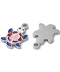 STAINLESS STEEL 304 Stainless Steel Turtle Pendants with Enamel, 11x17mm 304 Stainless Steel Turtle Pendants with Enamel, 11x17mm