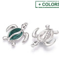 304 Stainless Steel Turtle Pendants with Enamel, 30x24mm 304 Stainless Steel Turtle Pendants with Enamel, 30x24mm