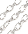 304 Stainless Steel Twisted Oval Link Chain – IP Plated Chain 304 Stainless Steel Twisted Oval Link Chain – IP Plated Chain