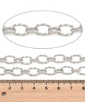 304 Stainless Steel Twisted Oval Link Chain – IP Plated Chain 304 Stainless Steel Twisted Oval Link Chain – IP Plated Chain