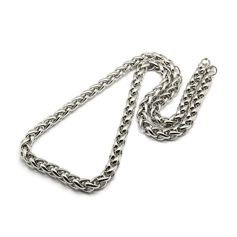 304 Stainless Steel Wheat Chain Necklaces for Men, (76cm) 304 Stainless Steel Wheat Chain Necklaces for Men, (76cm)