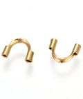 Golden 30pcs. 316 Stainless Steel Wire Guardian, 6.3~7mm 30pcs. 316 Stainless Steel Wire Guardian, 6.3~7mm