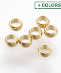 316 Stainless Steel Crimp Beads, Rondelle, 1.9mm 316 Stainless Steel Crimp Beads, Rondelle, 1.9mm