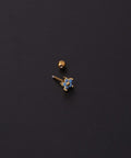 BLUE FLOWER 316L Stainless Steel Micro Pave Cubic Zirconia Cartilage Earrings 316L Stainless Steel Micro Pave Cubic Zirconia Cartilage Earrings