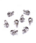 36pcs. 304 Stainless Steel Lobsters, 10mm 36pcs. 304 Stainless Steel Lobsters, 10mm