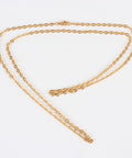 3pcs. 304 Stainless Steel Cable Chain Necklace, Golden, 50cm 3pcs. 304 Stainless Steel Cable Chain Necklace, Golden, 50cm