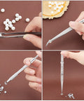 4 Pcs 4 Style Stainless Steel Tweezers & 4-Claw Pick up Tool for Small Parts Pickup 4 Pcs 4 Style Stainless Steel Tweezers & 4-Claw Pick up Tool for Small Parts Pickup