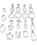 430 Stainless Steel Cookie Cutters Set, Earring Shape Bakeware and DIY Clay Tools 430 Stainless Steel Cookie Cutters Set, Earring Shape Bakeware and DIY Clay Tools