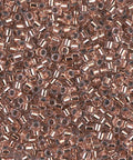 50g MIYUKI DELICA 10/0 COPPER LINED CRYSTAL (DBM0037-50G) DELICA 10/0 COPPER LINED CRYSTAL