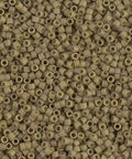 50G MIYUKI DELICA 11/0 MATTED OPQ GREEN TEAL LUSTER (DB0390-50G) DELICA 11/0 MATTED OPQ GREEN TEAL LUSTER