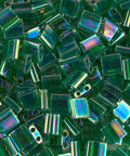 50g MIYUKI TILA BEADS TRANSP GREEN AB (MTL-0179-50G) 50g MIYUKI TILA BEADS TRANSP GREEN AB (MTL-0179-50G)