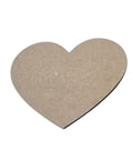 HEART 27.5x24.5cm 6mm MDF Craft Cutout – Base for Mosaic & DIY Projects 6mm MDF Cutout for Mosaic & Craft Projects | BalzarCrafts