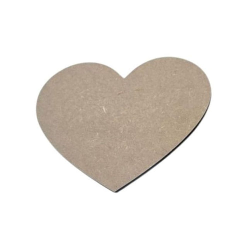 HEART 27.5x24.5cm 6mm MDF Craft Cutout – Base for Mosaic & DIY Projects 6mm MDF Cutout for Mosaic & Craft Projects | BalzarCrafts