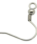 80pcs. 304 Stainless Steel Earring Hooks, 19x20mm 80pcs. 304 Stainless Steel Earring Hooks, 19x20mm