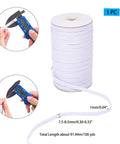 8mm Width Polyester Rubber Braided Flat Elastic Stretch Band Cord Ribbon – Durable & Flexible 8mm Width Polyester Rubber Braided Flat Elastic Stretch Band Cord Ribbon – Durable & Flexible