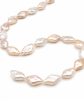 9-11mm Diamond shaped Freshwater pearls hole 0.8mm 9-11mm Diamond shaped Freshwater pearls hole 0.8mm