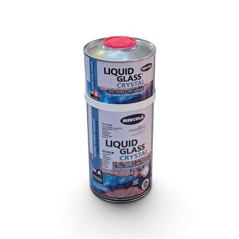 Mercola Liquid Glass Crystal – Clear Two-Part Epoxy Casting Resin