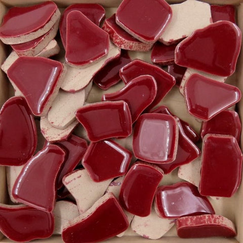 Chunky Jigsaw Ceramic Mosaic Tiles – Mixed Polygon Shapes