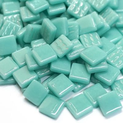 PALE TEAL 12mm Recycled Sintered Glass Mosaic Tiles 12mm Recycled Sintered Glass Mosaic Tiles