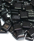 OPAL BLACK 12mm Recycled Sintered Glass Mosaic Tiles 12mm Recycled Sintered Glass Mosaic Tiles