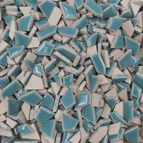 Mini Jigsaw Ceramic Mosaic Tiles – 100g Pack
