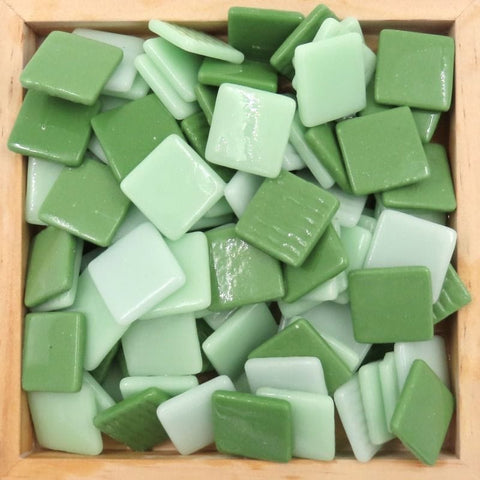 Glass Mosaic Tiles – 25x25mm Mixed Finish