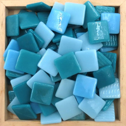 Glass Mosaic Tiles – 25x25mm Mixed Finish